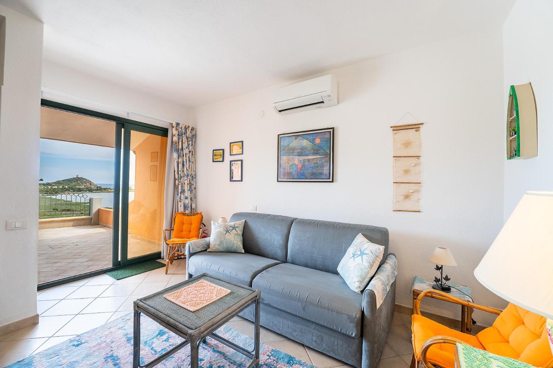 Appartamento Casa Daniela, Vista Mare Sea View Chia Esterno foto